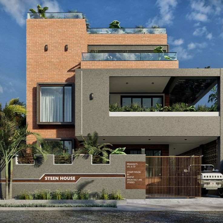 Contemporary house design by Divine Designers